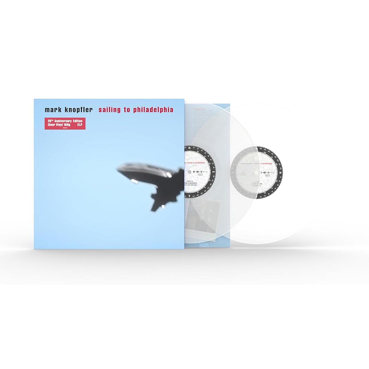 MARK KNOPFLER – Sailing To Philadelphia (25th Anniversary Edition) – 2LP – 180g Clear Vinyl