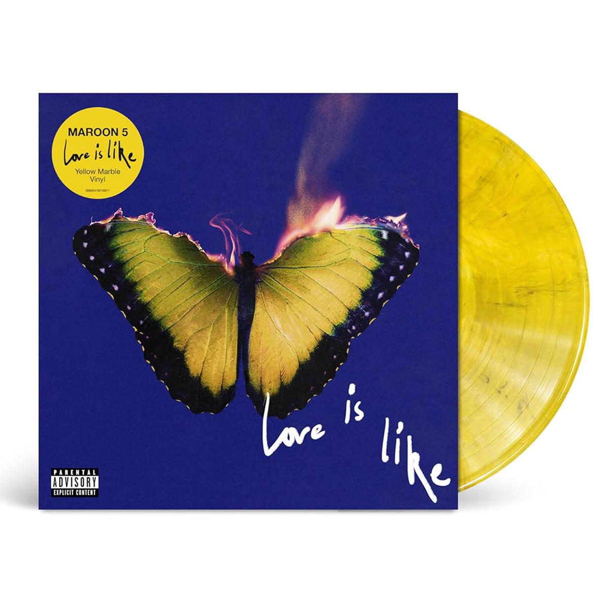 MAROON 5 8211 Love Is Like 8211 LP 8211 Yellow Marble Vinyl AUG 15