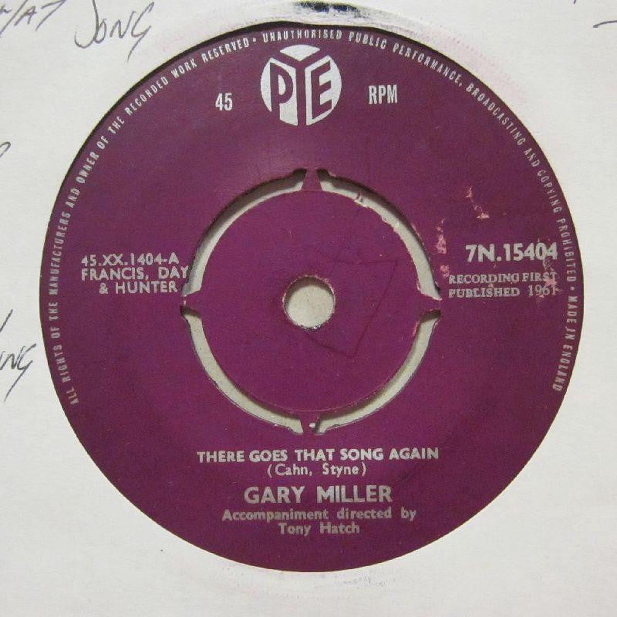 There Goes That Song Again/ The Night Is Young-Pye Plum-7  Vinyl-Ex/VG+
