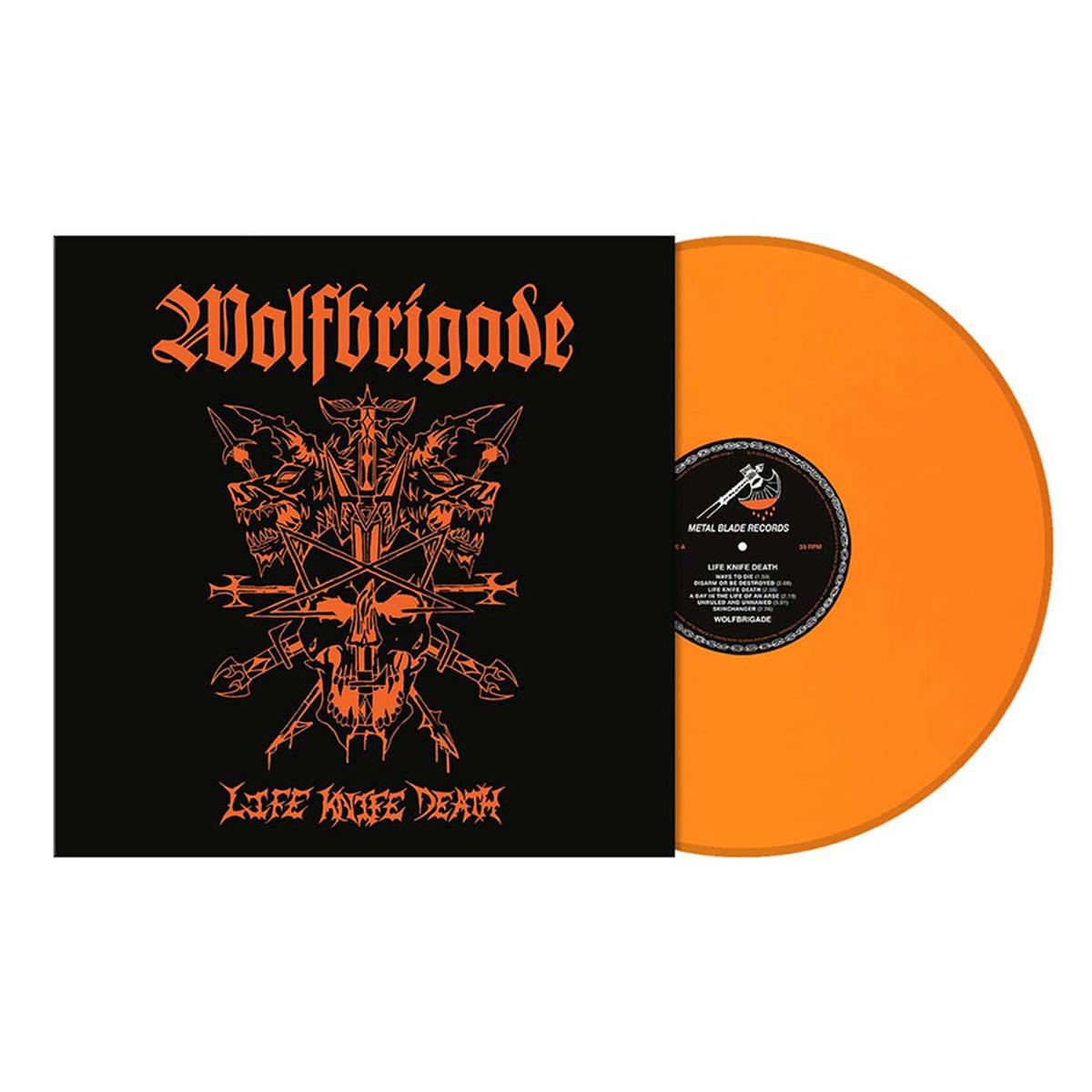 WOLFBRIGADE – Life Knife Death – LP – Orange Marble Vinyl