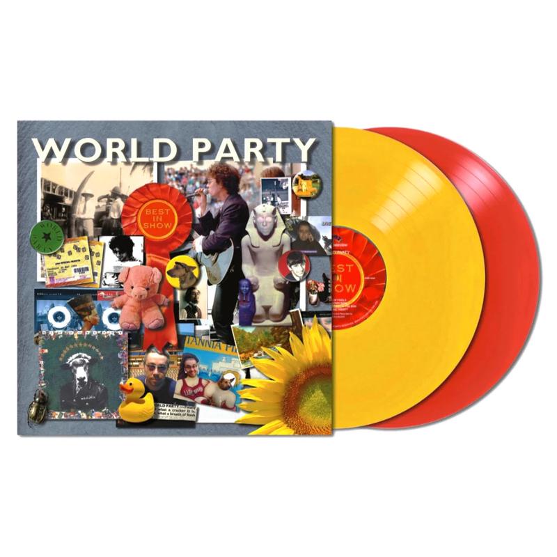 WORLD PARTY – Best In Show (Greatest Hits – Expanded Reissue) – 2LP – Yellow and Red Vinyl [MAR 14]