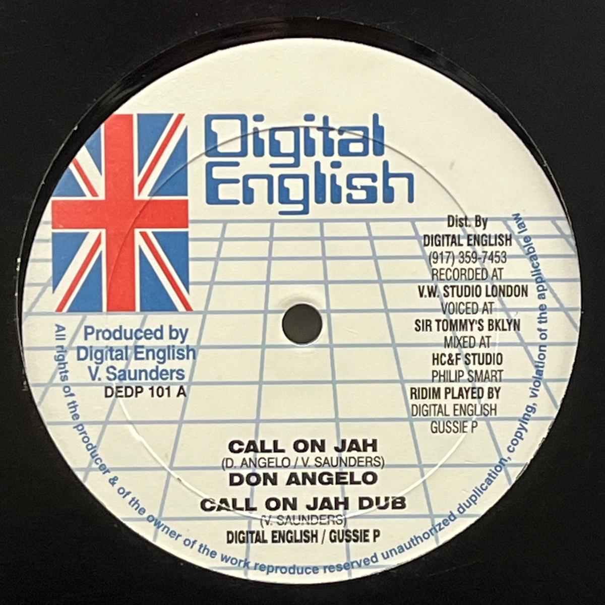 DON ANGELO – RANKING JOE / Call On Jah / Call Pon Jah (Digital English DEDP101, 10inch)