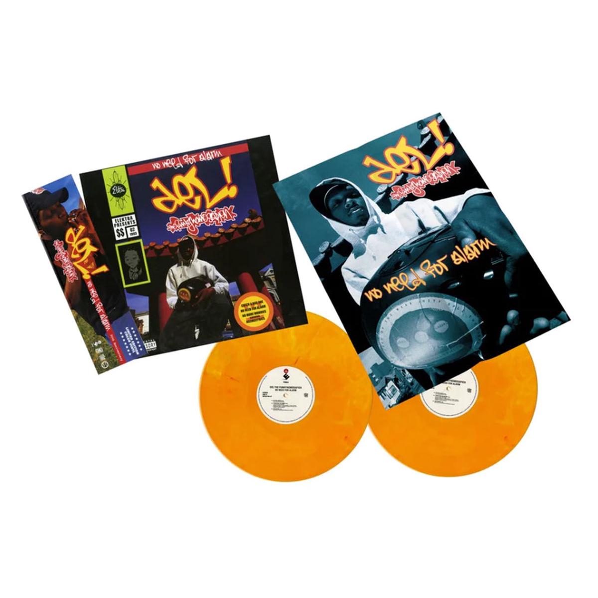 DEL THE FUNKY HOMOSAPIEN – No Need For Alarm (30th Anniversary Edition) – 2LP – Yellow Highlighter & Tangerine Swirl Coloured Vinyl