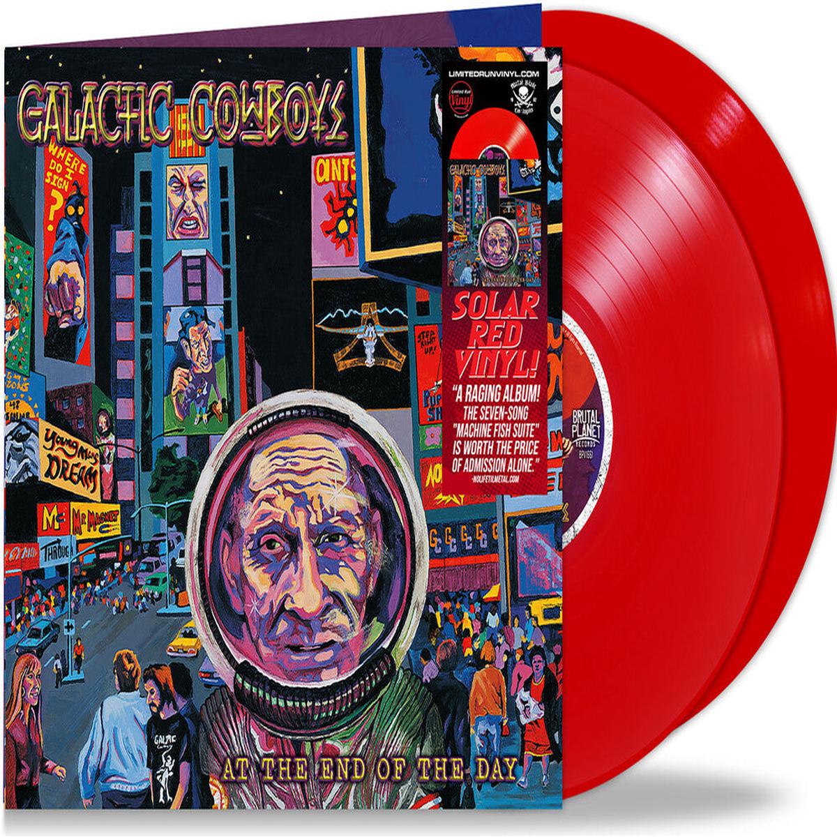 Galactic Cowboys – At The End Of The Day [Colored Vinyl] (Gate) [Limited Edition] (Red)