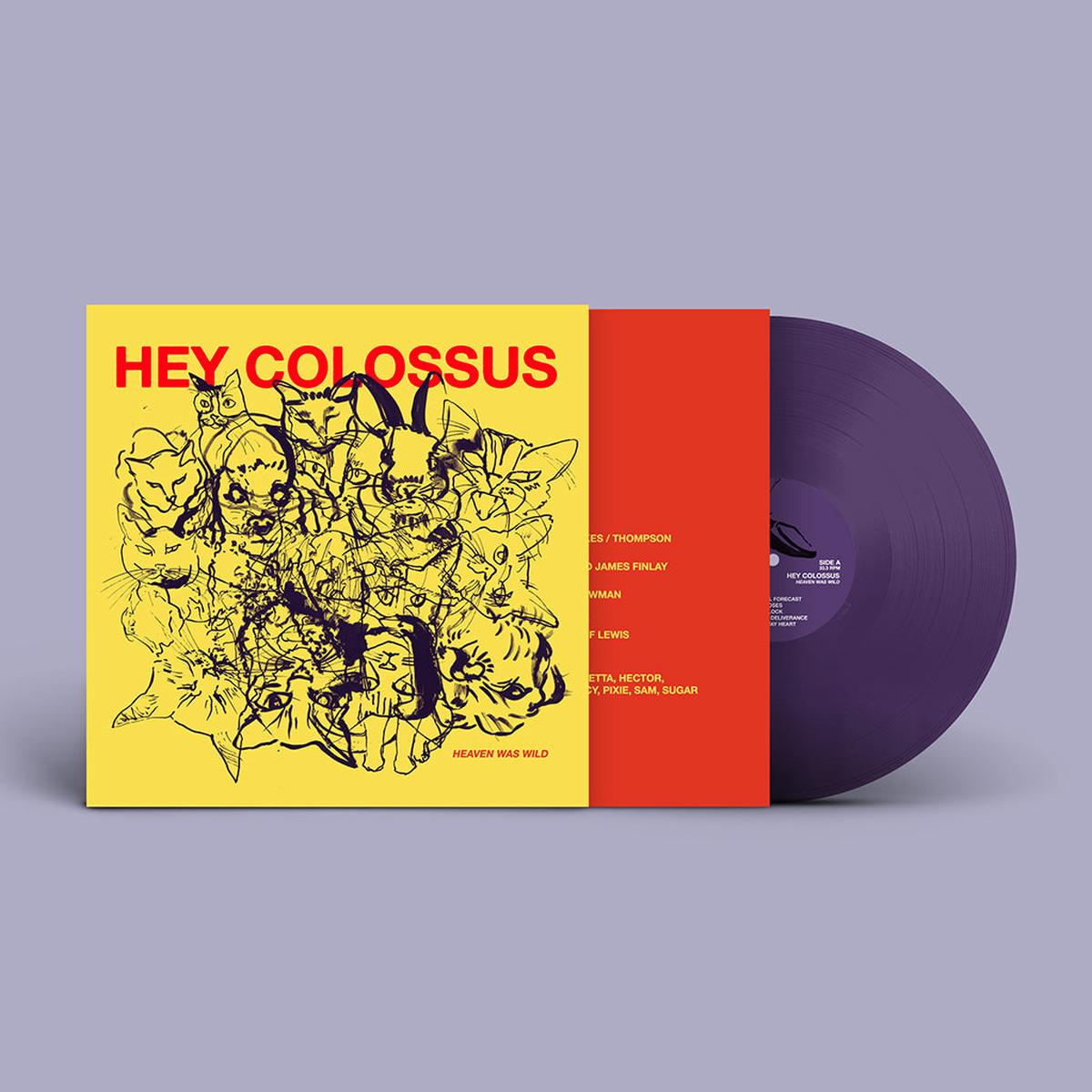 HEY COLOSSUS – Heaven Was Wild – LP – Purple Vinyl [FEB 27]