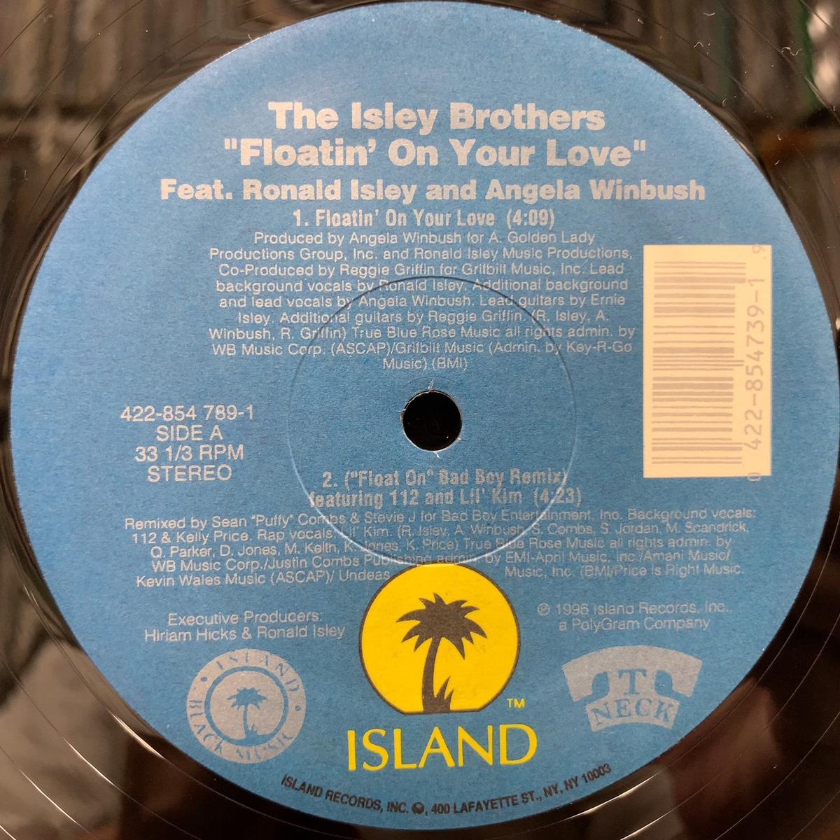 ISLEY BROTHERS / Floatin’ On Your Love (422-854 739-1, 12inch)