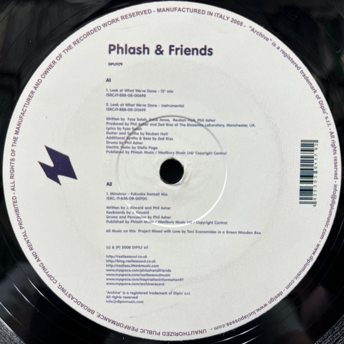 PHLASH & FRIENDS / Look At What We’ve Done (DPU1179, 12inch)