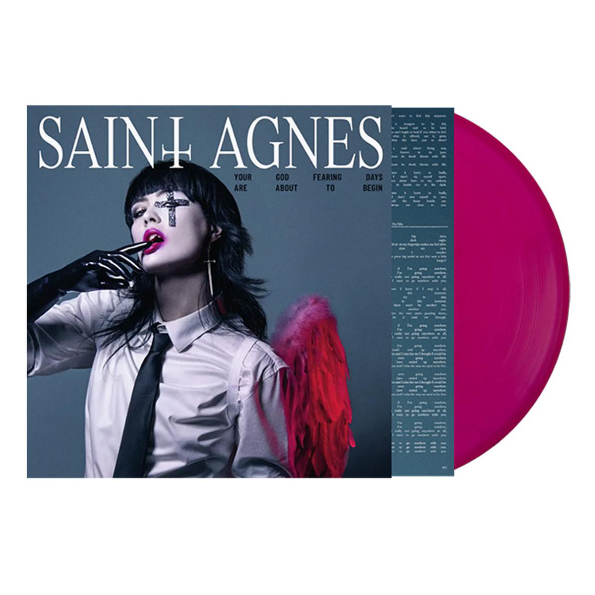 SAINT AGNES 8211 Your God Fearing Days Are About To Begin 8211 LP 8211 Transparent Magenta Colour Vinyl MAR 27
