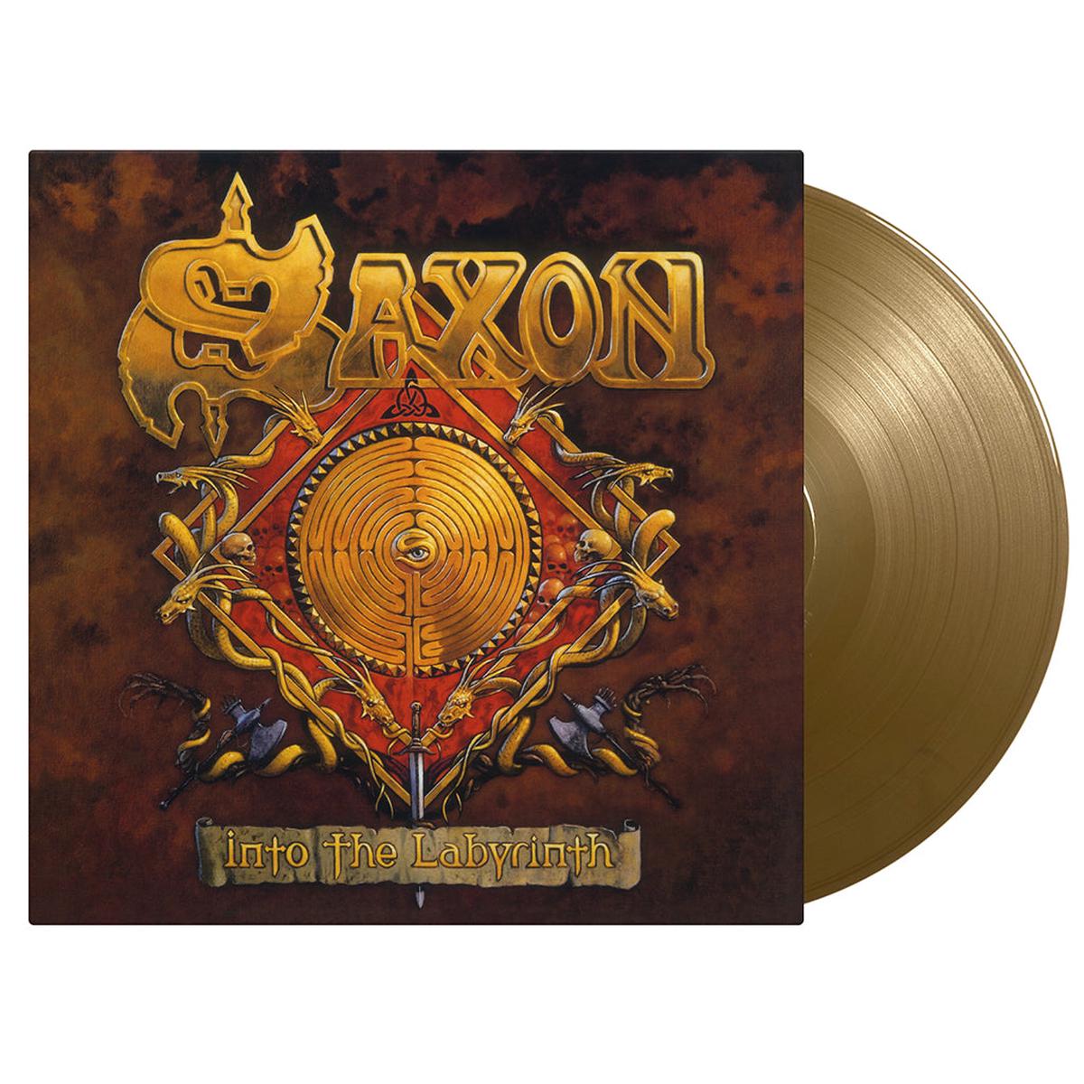 SAXON – Into The Labyrinth (Reissue with Cover Print) – LP – 180g Gold Coloured Vinyl