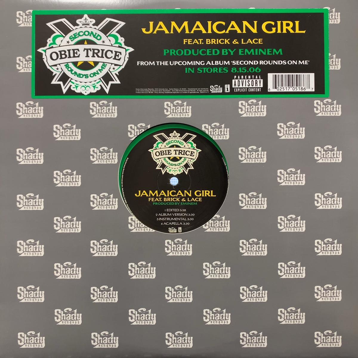 OBIE TRICE / Jamaican Girl (INTR-11873-1, 12inch)