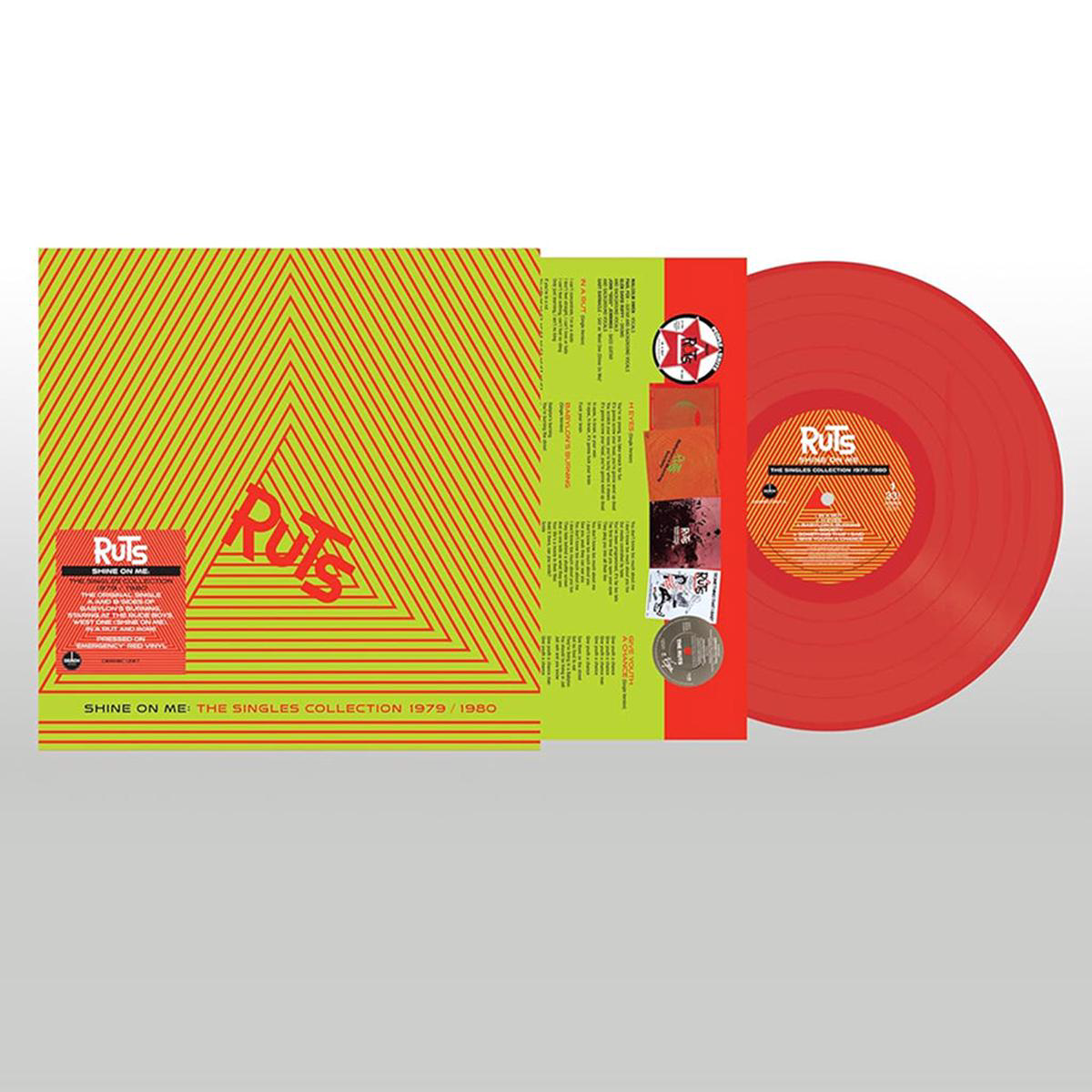 THE RUTS 8211 Shine On Me The Singles Collection 19791980 8211 LP 8211 8217Emergency Red8217 Colour Vinyl JAN 30