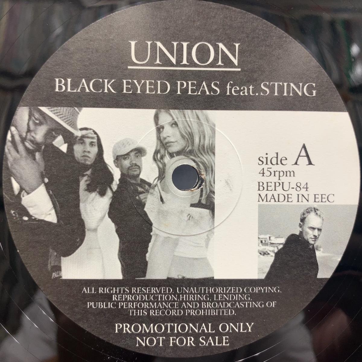 BLACK EYED PEAS / Union (BEPU-84, 12inch)