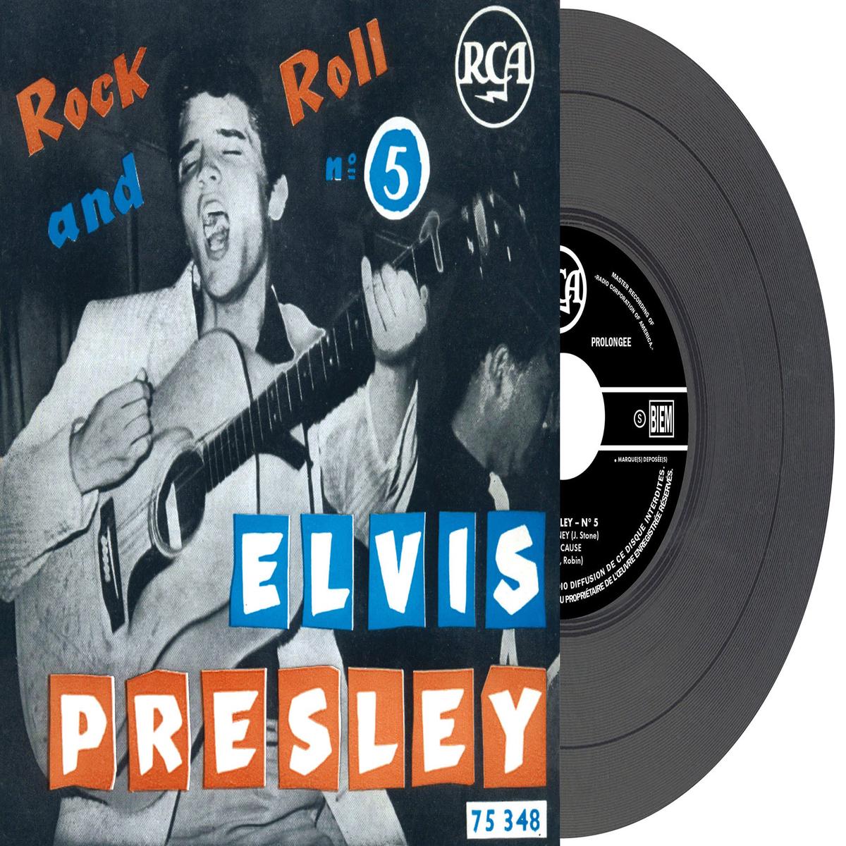 Elvis Presley – Rock and Roll – RCA #5 (Black 7″ vinyl EP) ((Vinyl)) – Default Title
