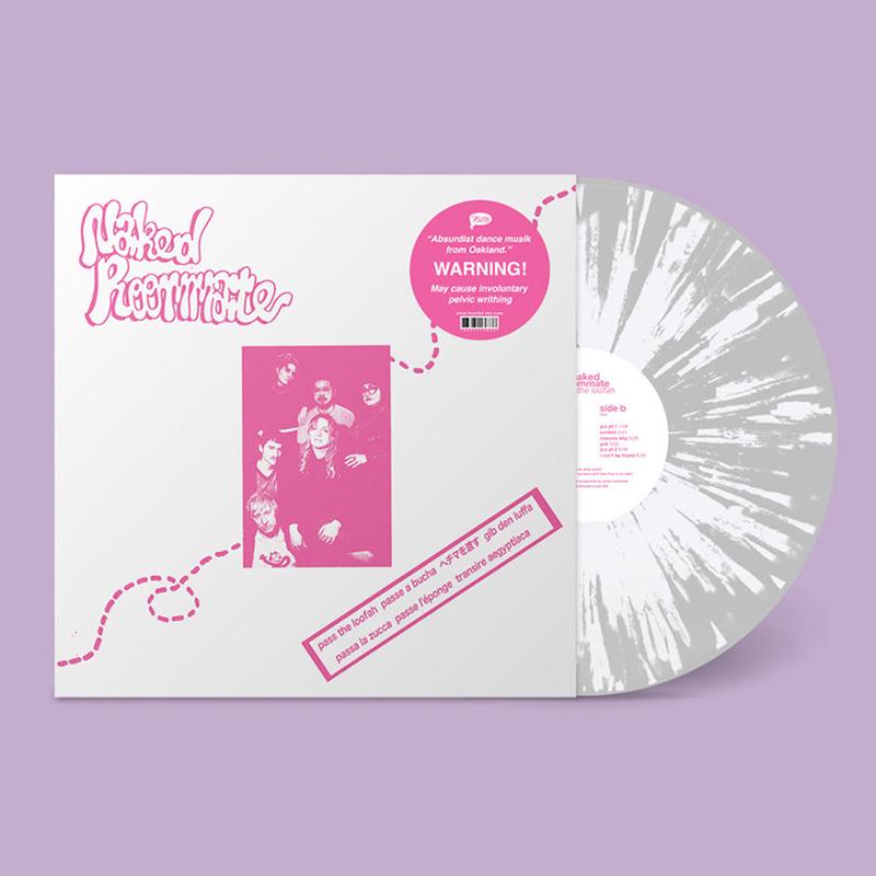 NAKED ROOMMATE – Pass The Loofah – LP – Metallic Silver and White Vinyl [OCT 25]