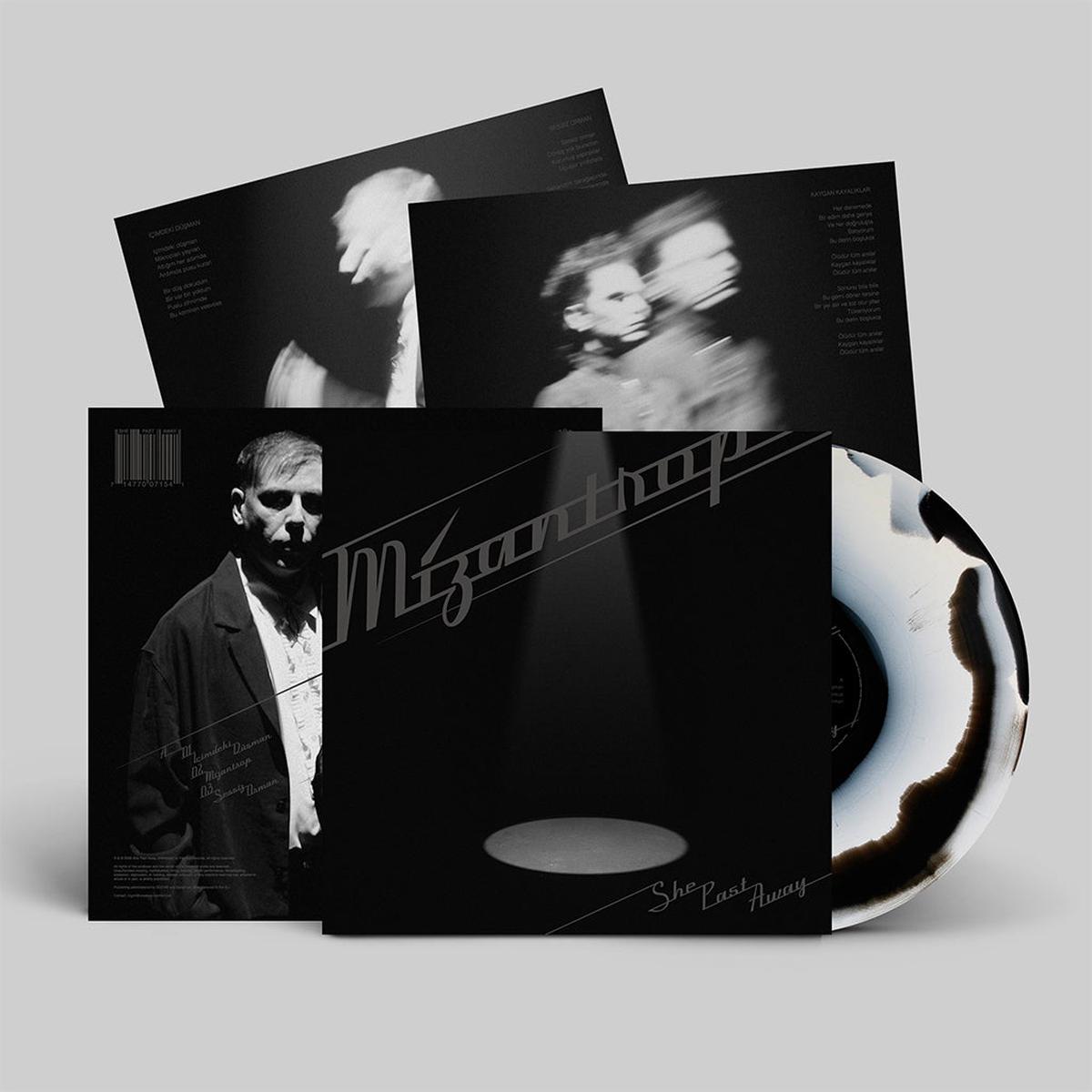 SHE PAST AWAY – Mizantrop – LP – Corona Black with White Vinyl [DATE TBC]
