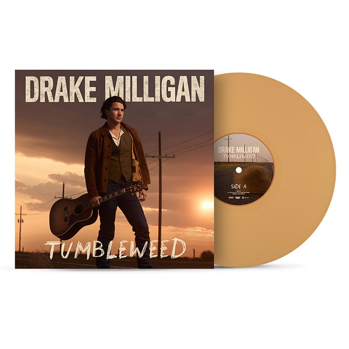 DRAKE MILLIGAN 8211 Tumbleweed (w Poster) 8211 LP 8211 8217Custard8217 Coloured Vinyl MAR 13