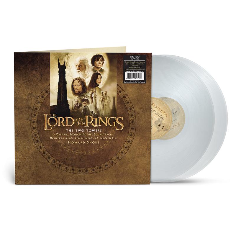 HOWARD SHORE – The Lord Of The Rings: The Two Towers (Original Soundtrack) – 2LP – ‘Palantir Clear’ Vinyl [OCT 3]
