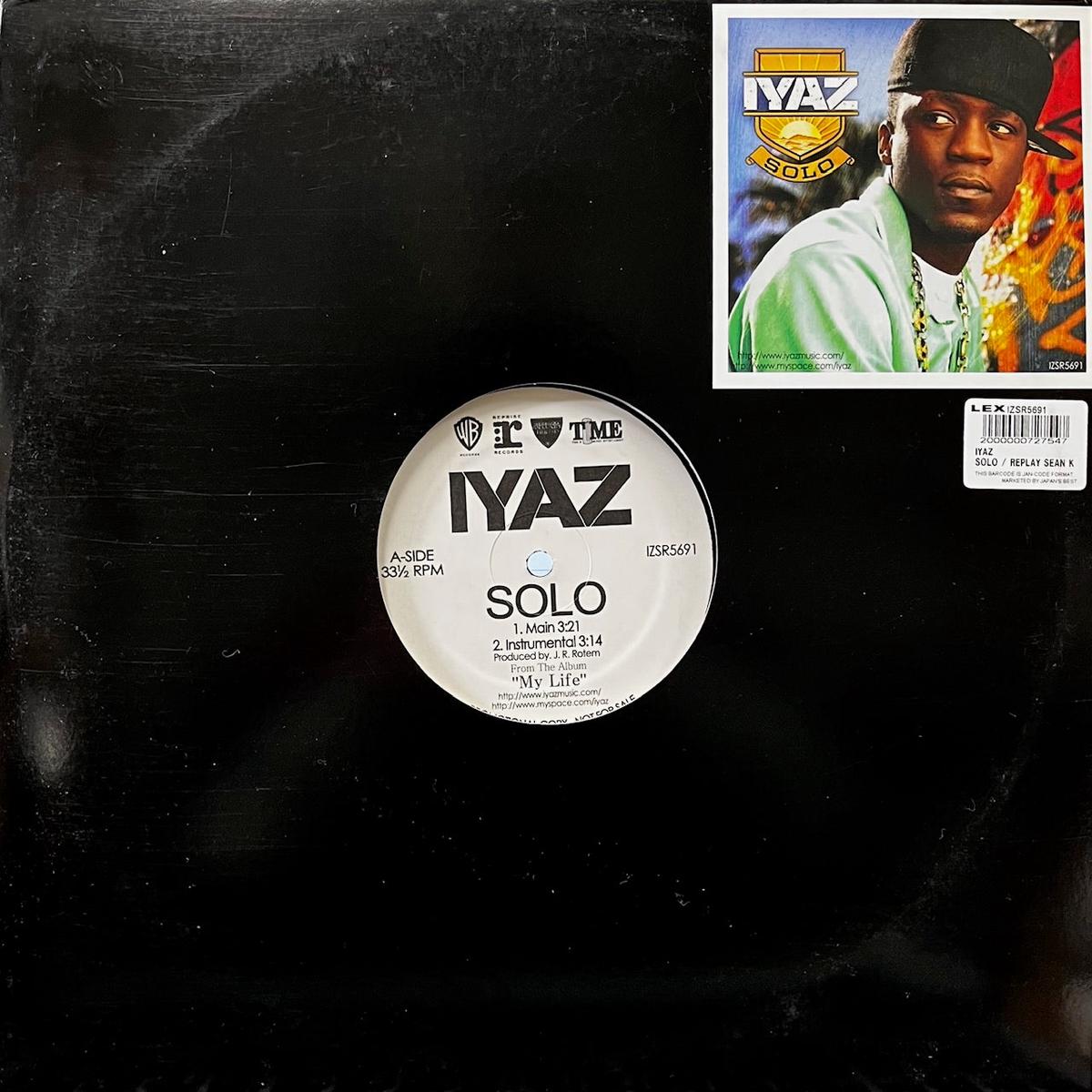 Iyaz / Solo / Replay Sean Kingston Remix (IZSR5691, 12inch)
