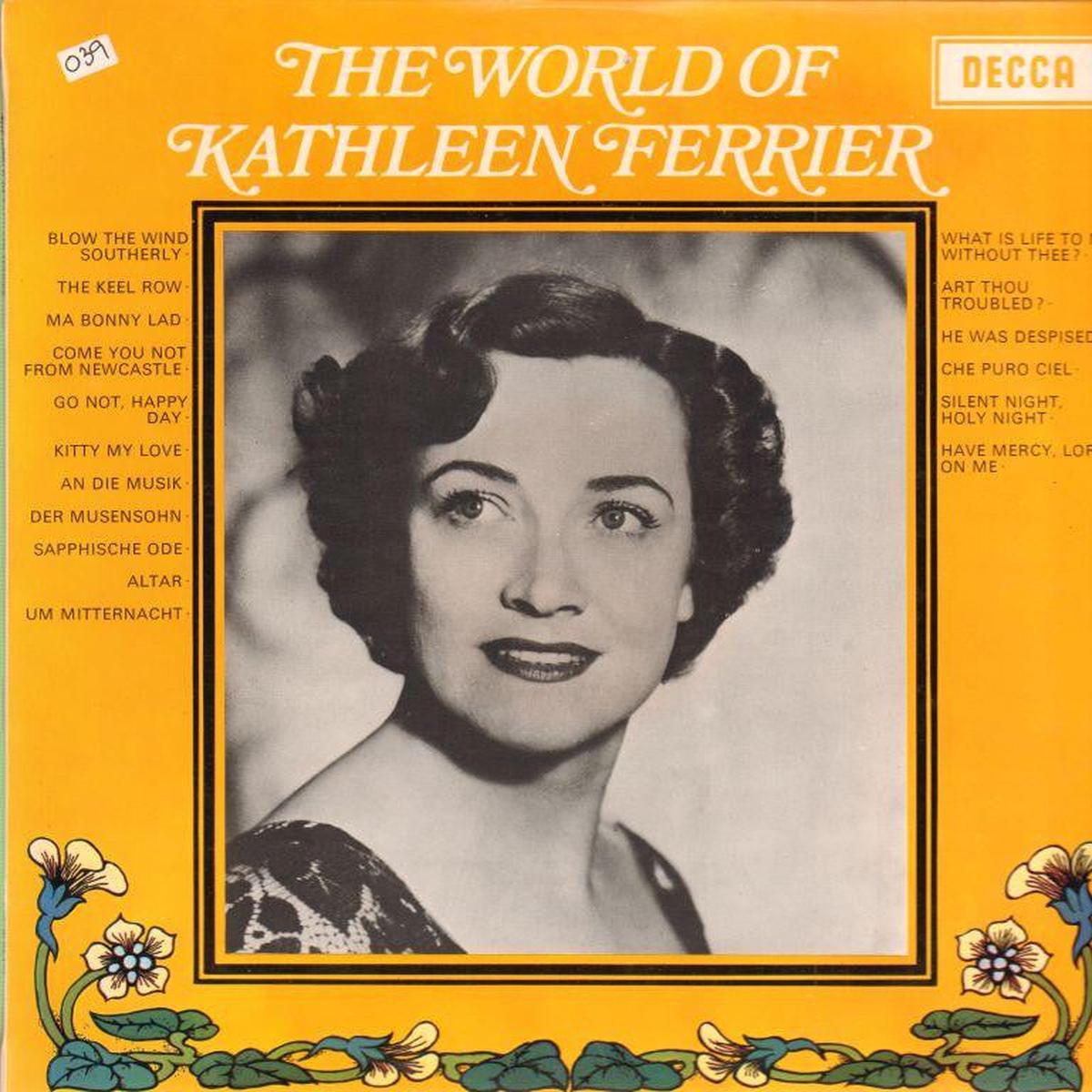 Kathleen Ferrier-The World Of-Decca-Vinyl LP-VG/VG