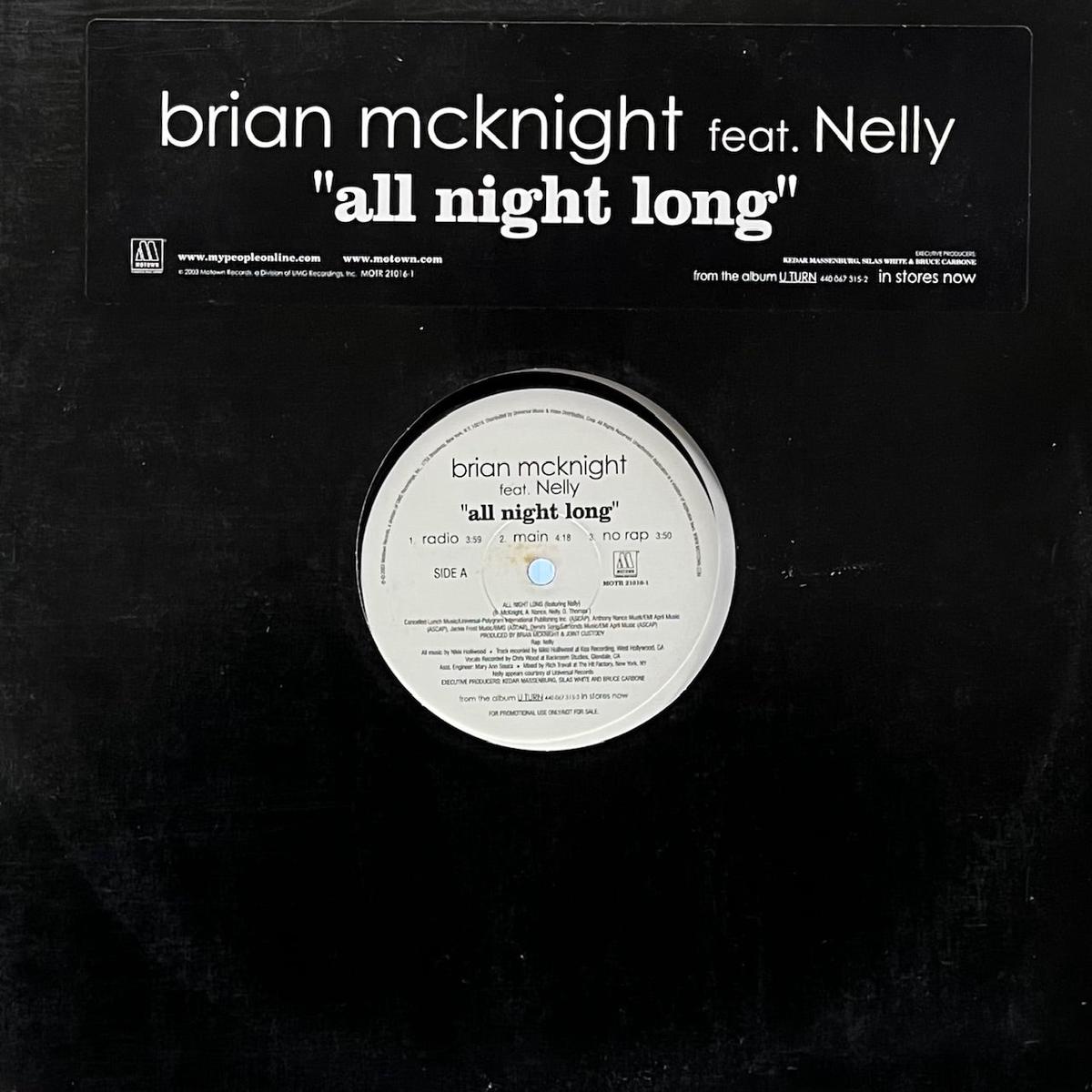BRIAN McKNIGHT / All Night Long (Reissue, 12inch)